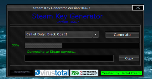 Steam Game Key Generator Online